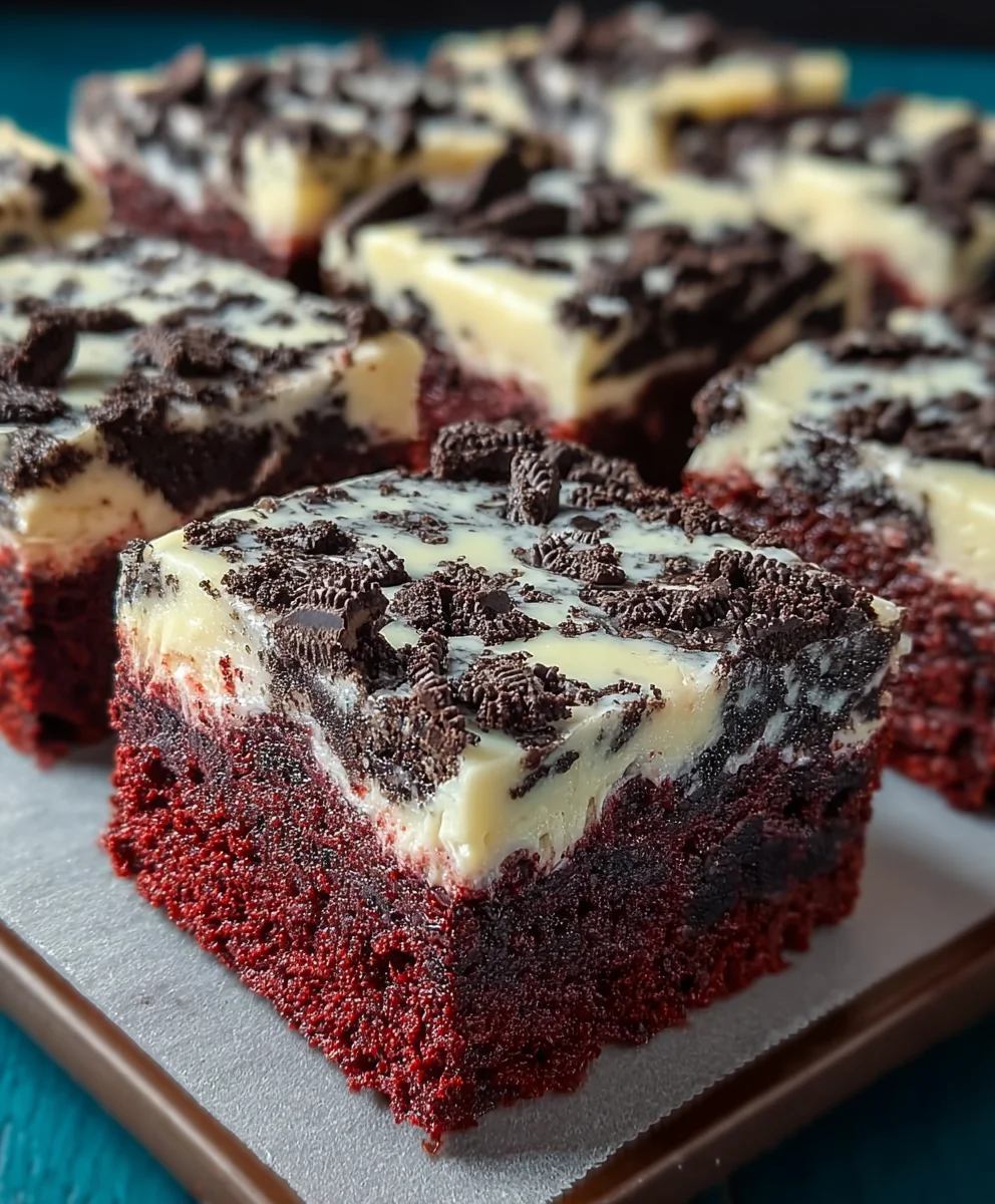 Decadent Cookies & Cream Brownies: Rich Chocolate, Creamy Oreo Topping